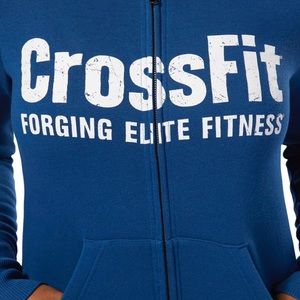 Reebok CrossFit full zip hooded sweatshirt